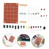 ULTECHNOVO 1 Set Beginner Soldering Practice Kit with Direct Insert