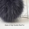 ENJOYFUR Real Fox Fur Pompom Keychains Fluffy Furry Bag Charm