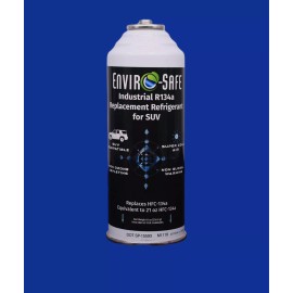 EnviroSafe R134a Replacement Refrigerant for SUV | 3 Cans + Charging Gauge