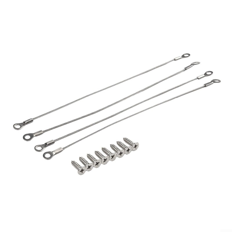 Cabinet Door Restraint Cables, Stainless Steel Cabinet Hinge Restrictor, Flexible