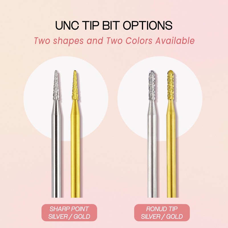 PANA 3/32" Carbide Cuticle Nail Drill Bit for Cuticle Cleaning,