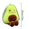 YGCHEN Avocado Plush Cushion Avocado Cuddly Toy Avocado Hug Pillow