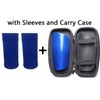 Carbon Fiber Soccer Shin Guards, with Portable Carrying Case and