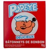POPEYE Candy STICKS 16g per box 48ct {Imported from Canada}