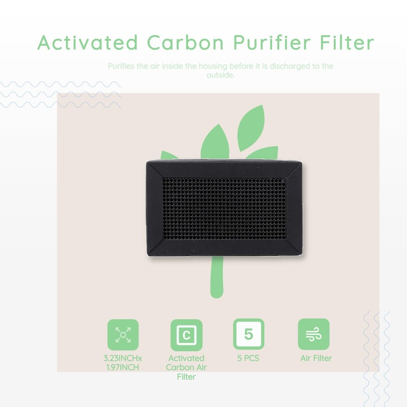 3D Printer Activated Carbon Air Filter Purifiers,Air Filter Replacement Accessories