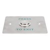 Momentary Push to Exit Button Switch Stainless Steel Panel Door