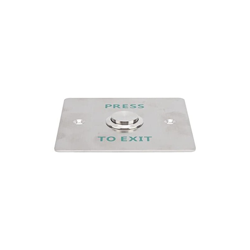 Momentary Push to Exit Button Switch Stainless Steel Panel Door