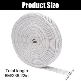 6 m roller shutter belt, 14 mm, roller shutter strap, edge reinforced, highly tear-resistant, abrasion-resistant, highly tear-resistant and UV-stabilised roller shutter belt, repair kit, roller