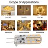 10pcs G4 LED Bulb 1.5W DC12V Warm White 3000K 110LM