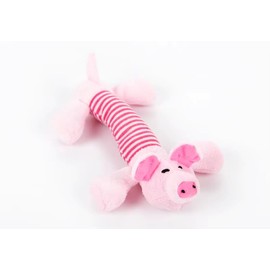 Mythonic Adorable Plush Pig Dog Toy - Soft and Durable Stuffed Animal for Fetch and Cuddling - Perfect for Small to Medium-Sized Dogs Pink