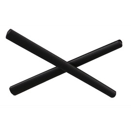 PERFFITT Replacement Anti-Slip Rubber Silicon Temple Ear Socks for OX5038 Eye Glasses Sunglasses Frames HTS004, Black - 1 Pair, 63mm