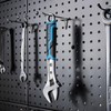 DURATECH 10 Inch Adjustable Wrench, 3-in-1 Spanner with Box End/Hex