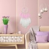 EQLEF Pink Dream Catcher for Women, Butterfly Dream Catcher Wall