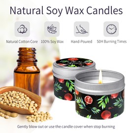 Wax Wonders Candles for Home Scented & 2 Bath Bombs Set - 7.05OZ Aromatherapy Candles Gifts for Women,Soy Wax,Bubble Spa,Ideal for Valentine, Birthday, Mother's Day, Thanksgiving, Christmas Gifts