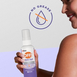 OFF! Clean Feel Insect Repellent Spritz with 20% Picaridin, Bug Spray with Long Lasting Protection from Mosquitoes, Feels Good on Skin, 4 oz