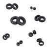 DollaTek 200pcs Rubber Grommet Set Harness Grommet Wire Seal