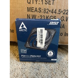 ARCTIC P14 SLIM PWM PST Case Fan 140 mm PWM Sharing Technology PC extra slim