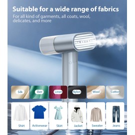 Travel Portable Foldable Garment Steamer – 900W Power, 15s Fast Preheat, 10-Min Continuous Steam, Lightweight Iron