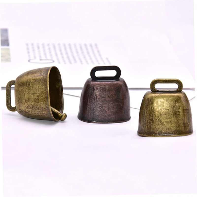 Levemolo DIY Farming Accessories 4pcs Cattle Bells Motif Sheep Bell