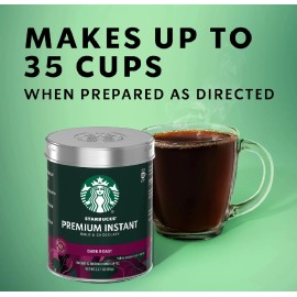 Starbucks Premium Dark Roast Instant Coffee, 3.17 oz
