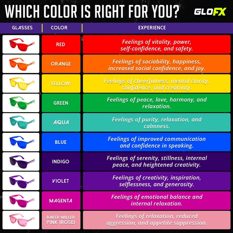 GloFX Snaps: Gray Frame Color Therapy Glasses – Magnetic Snap-On