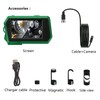Dual Lens Borescope Inspection Camera 4.3in Screen 6 LED Light