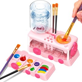 Limpiador de Pinceles para Acuarela Limpiador de Pinceles de Pintura para Artista, Enjuague de Pinceles de Pintura para, Acuarela y Pinturas a Base de Agua