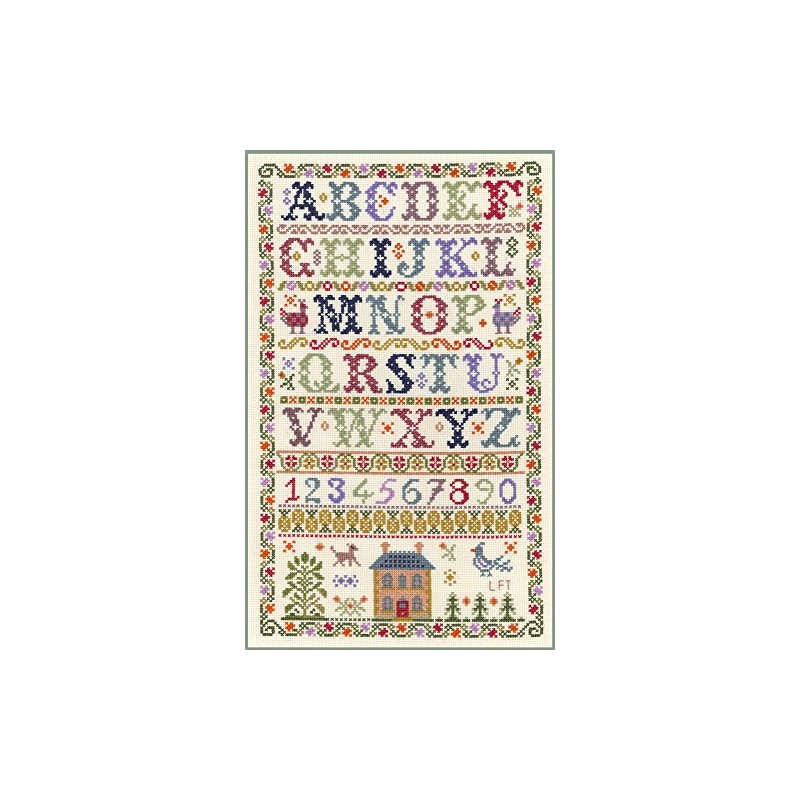 ABC Traditional Alphabet Sampler - Complete Cross Stitch kit on
