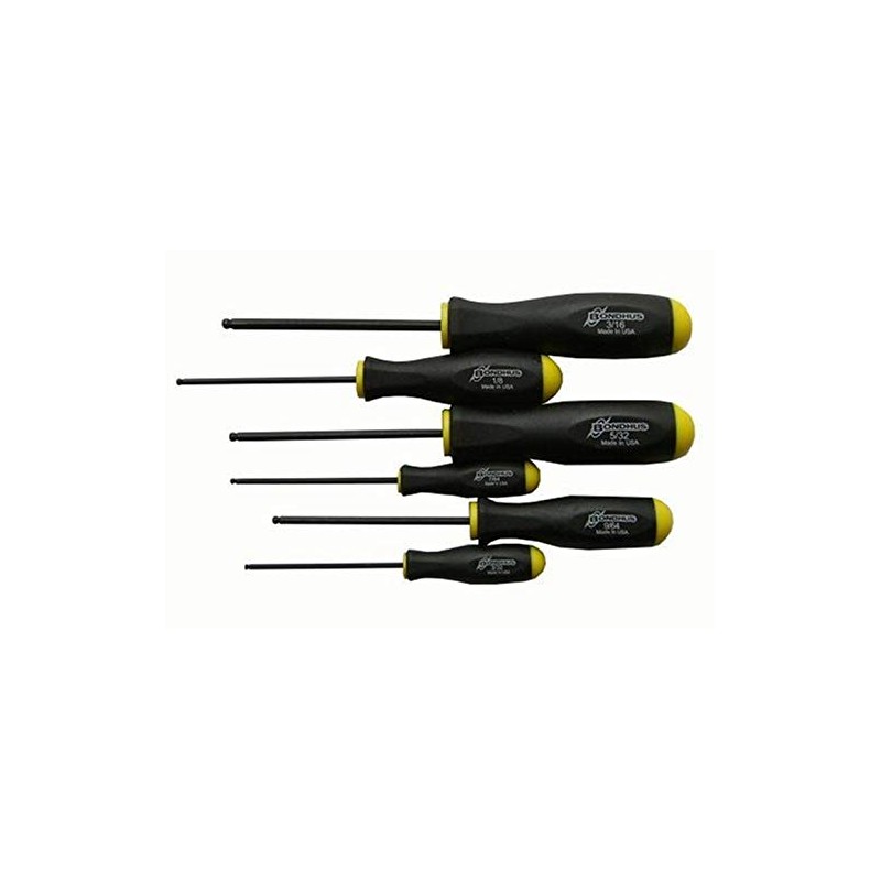 Bondhus (bondasu) Ball Point Drivers Set 7 Pairs, Type BSX7