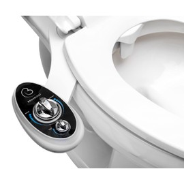 Boss Bidet Luxury - Bidet Attachment for Toilet Seat – Easy Install, Non-Electric Dual Nozzle Sprayer for Front and Rear Wash, Self-Cleaning, Adjustable Water Pressure, Hygienic Bathroom Upgrade Black