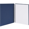 Rössler Soho A5 Wiro Bound Notebook with Plain Paper/Elasticated Closure