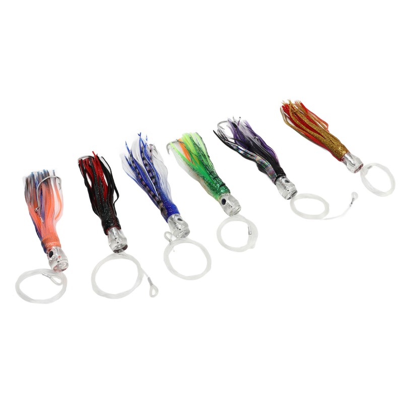 6pcs 25cm Saltwater Trolling Lure Saltwater Casting and Trolling Swimbait