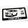 Gearhead Frames GMC Denali Black Metal License Plate Frame with