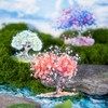 AuriicLeaf Flower Tree Scrapbook Stickers Set, 60PCS Holographic Ephemera for