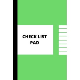 Check List pad: To do List for kids,men and women