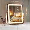 MINISO LED Makeup Mirror with Bluetooth Speaker, 10" x 12"