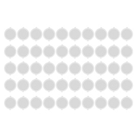 50Pcs Shower Drain Hair Catcher Fiberglass Practical Convenient Dense Mesh Shower Hair Catcher11cm Diameter, 3mm Mesh