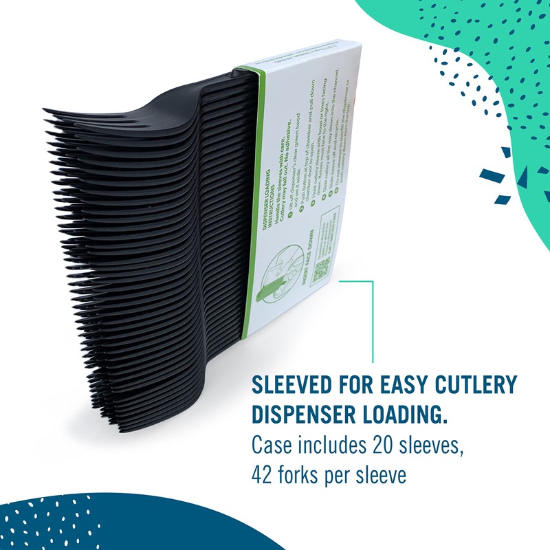 Preserve - Fork 100 Percent Recycled Plastic Medium Weight Cutlery