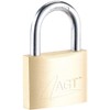 AGT 43mm Brass Hanging Padlock 6 Keys (Outdoor Lock, Padlock