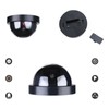 Dummy Dome Security Camera with Flashing Red LED Light Indoor