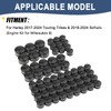 Motorcycle Bolt Covers Engine Head Bolt Toppers Caps Kit for