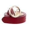 VALENTINO Round Women's Belt W100 Rosso - Can be Shortened,