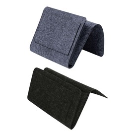 HINFHI 2 Pieces Of Bedside Storage Hanging Bag, Felt Storage Bag, Home Accessories, Portable Storage Supplies.