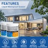 Liquid Waterproof Sealant 70oz Clear, LUVBOATE Transparent Waterproof Coating Water-Based