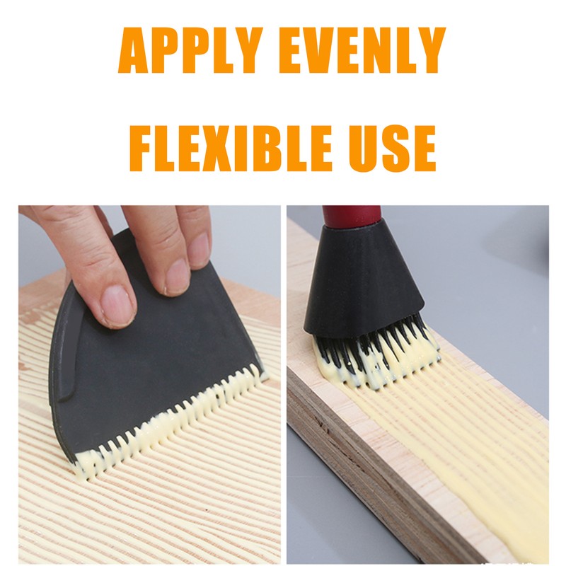 4Pcs Silicone Glue Kit 2 Brush 1 Comb and 1