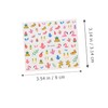 VILLFUL 10sheets Nail Stickers and Creative Scrapbook Stickers for DIY