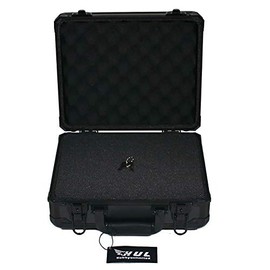 HUL 13in Aluminum Case with Customizable Pluck Foam Interior for Test Instruments Cameras Tools Parts and Accessories