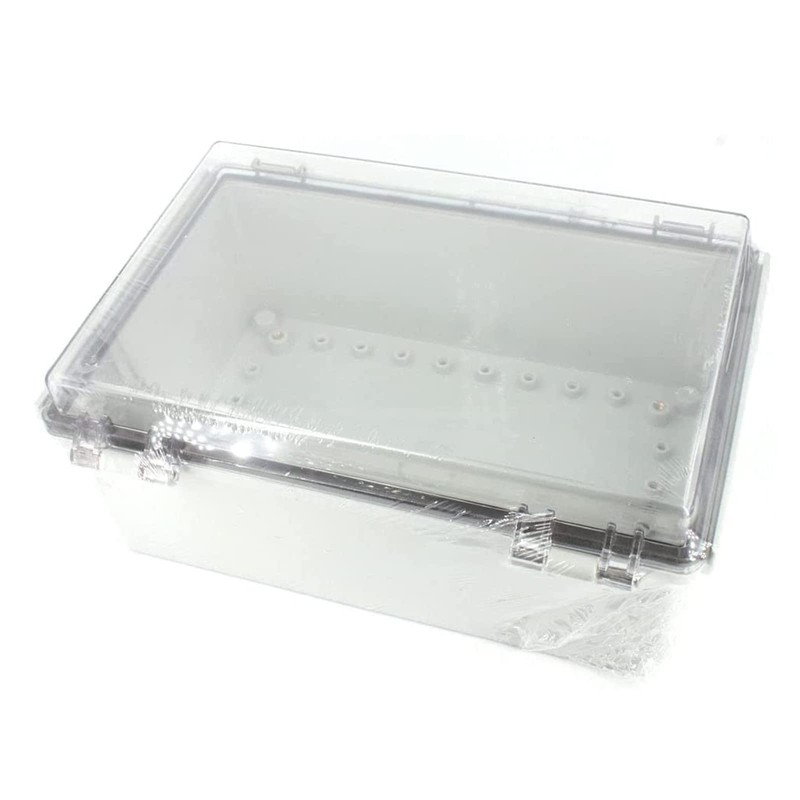 AcbbMNS IP67 Waterproof Junction Box with Clear Hinged Lid, ABS