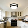 Drosbey 48W Dimmable LED Ceiling Light Fixture, 13.2in Flush Mount