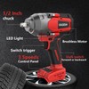 Cordless Impact Wrench 1/2 Inch for Milwaukee 18V Battery, 900FT-LBS(1200N.M)